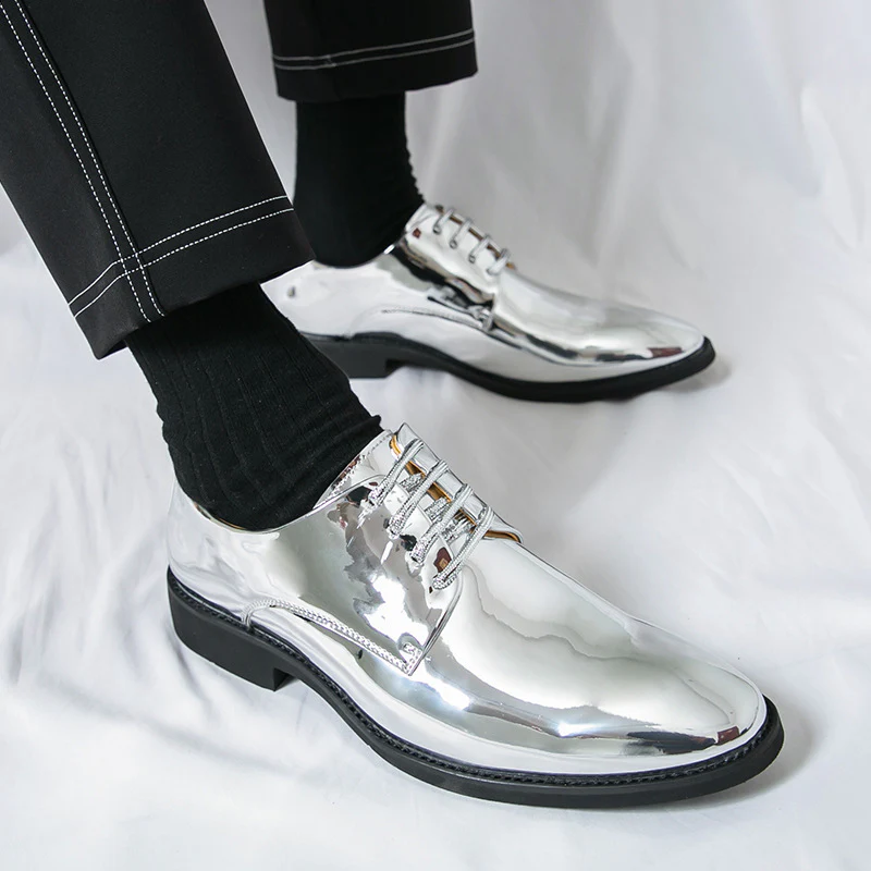 Damen Elegante und glänzende Schnürschuhe Heidi Mode - Image 2