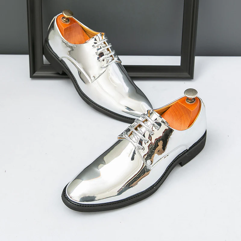 Damen Elegante und glänzende Schnürschuhe Heidi Mode - Image 3