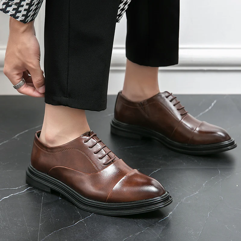 Damen Elegante und hochwertige Schnürschuhe aus Leder Heidi Mode - Image 4