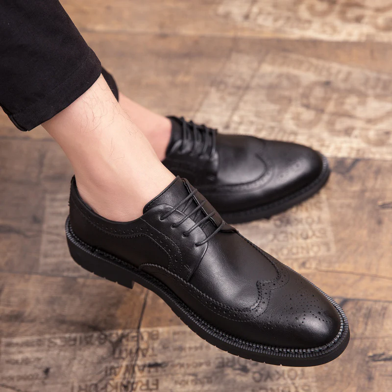Damen Elegante und komfortable Brogues aus echtem Leder Heidi Mode - Image 2