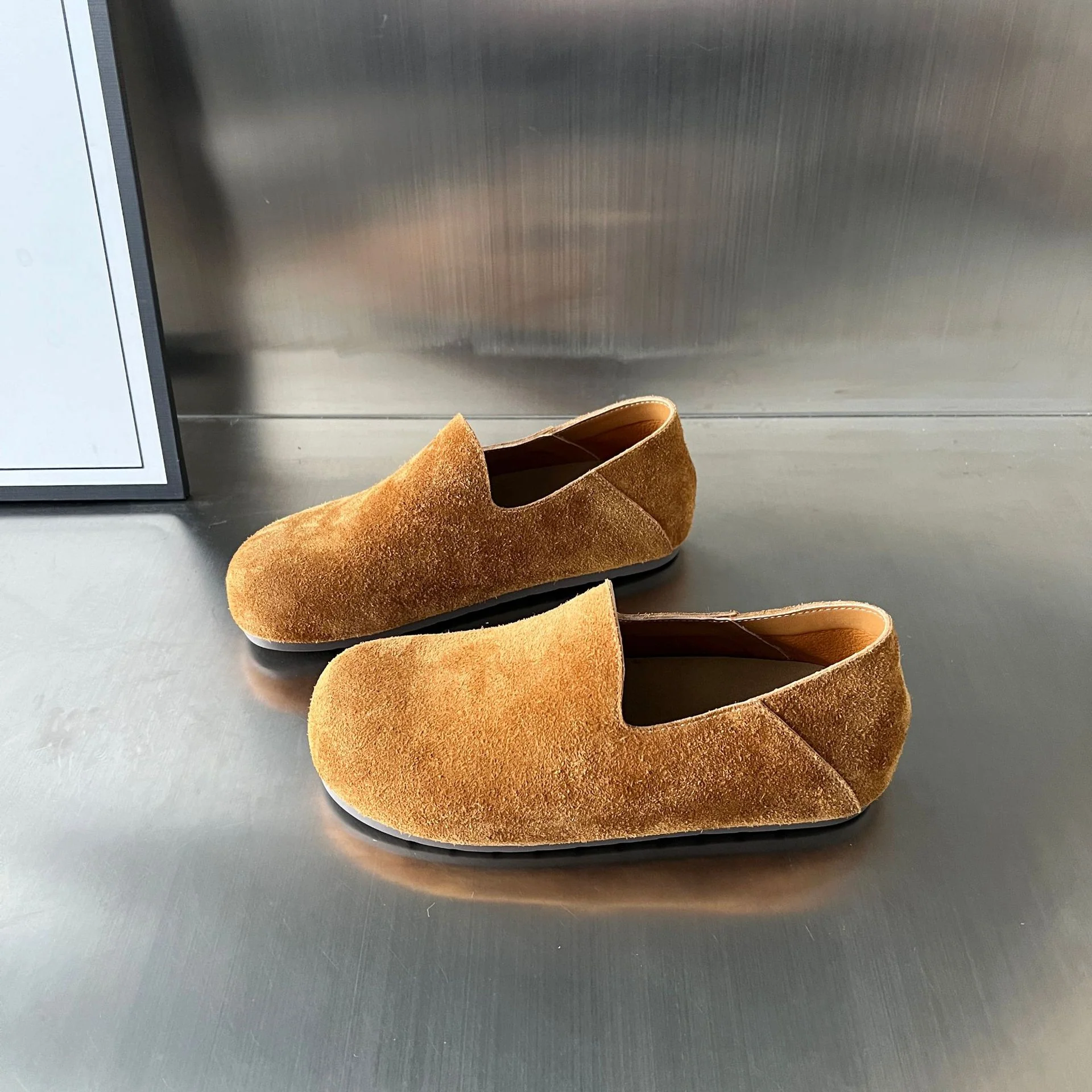 Damen Elegante und komfortable Mokassins aus hochwertigem Wildleder Heidi Mode