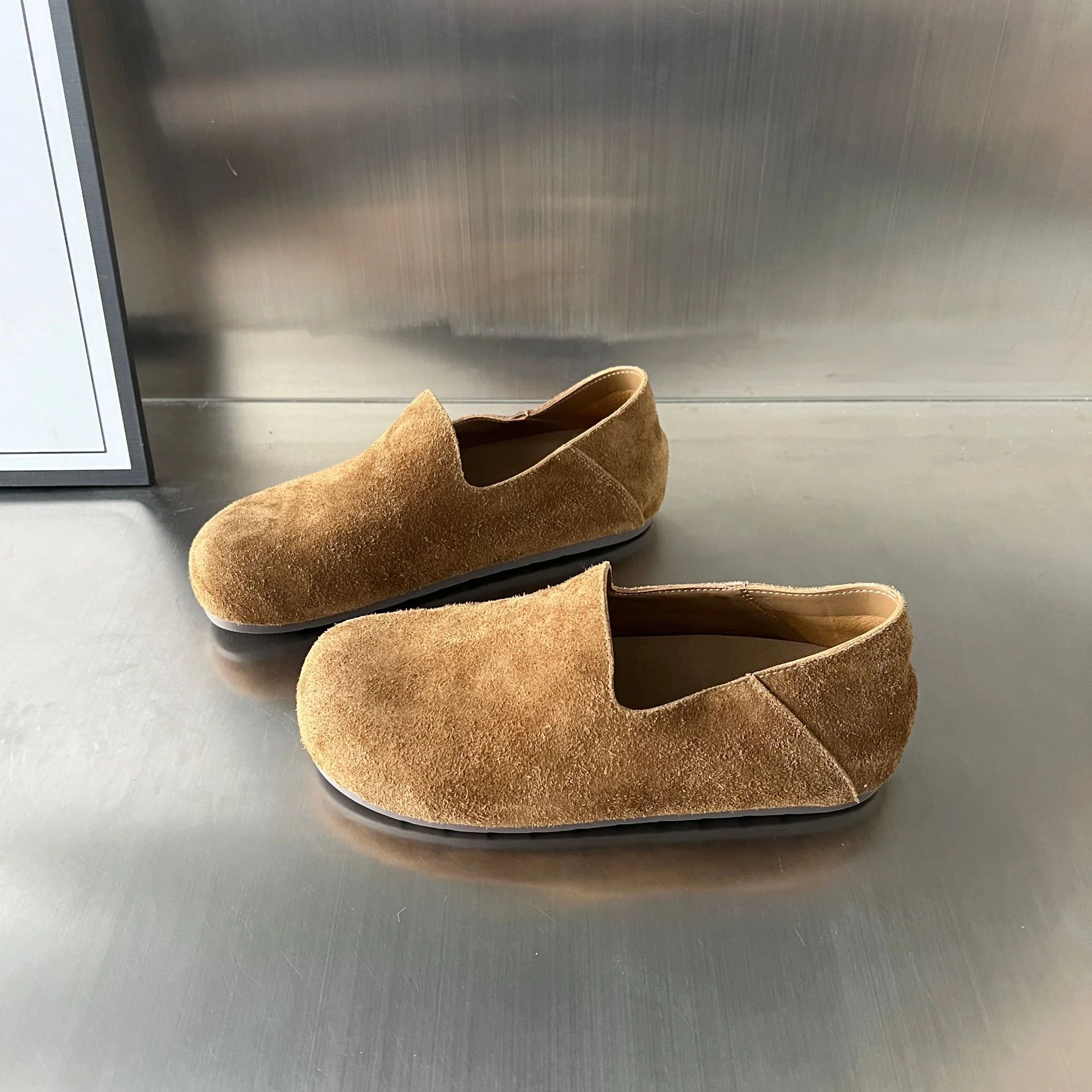 Damen Elegante und komfortable Mokassins aus hochwertigem Wildleder Heidi Mode - Image 3