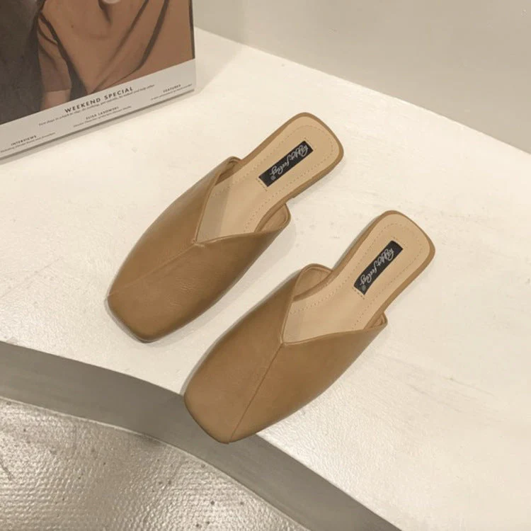 Damen Elegante und Moderne Mules mit Ausgefallenem Überkreuz-Design Heidi-Mode - Image 6
