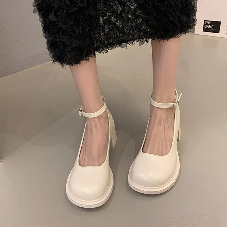 Damen Elegante und modische Plateau-Pumps mit verstellbarem Riemen Heidi Mode - Image 7