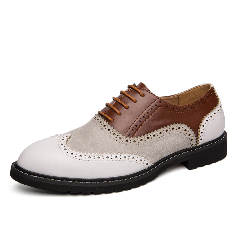 Damen Elegante und stilvolle Schnürschuhe mit klassischem Broguemuster Heidi Mode - Image 5
