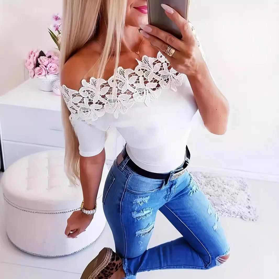 Damen Eleganter Body mit Spitzendetails Heidi-Mode - Image 3