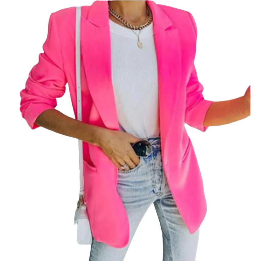 Damen Eleganter Oversized Blazer mit Strukturiertem Schnitt und Lässigen Details Heidi-Mode - Image 5