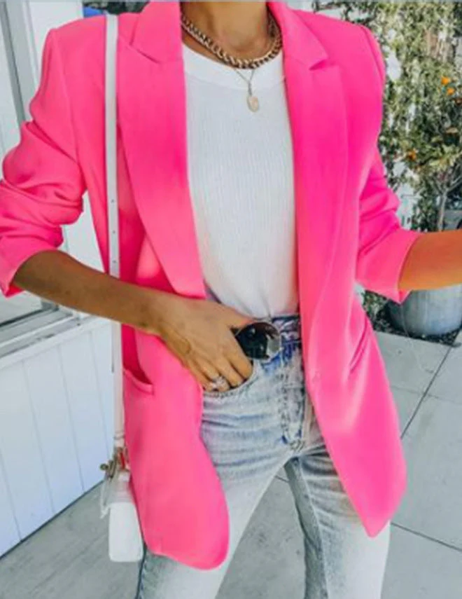 Damen Eleganter Oversized Blazer mit Strukturiertem Schnitt und Lässigen Details Heidi-Mode - Image 7