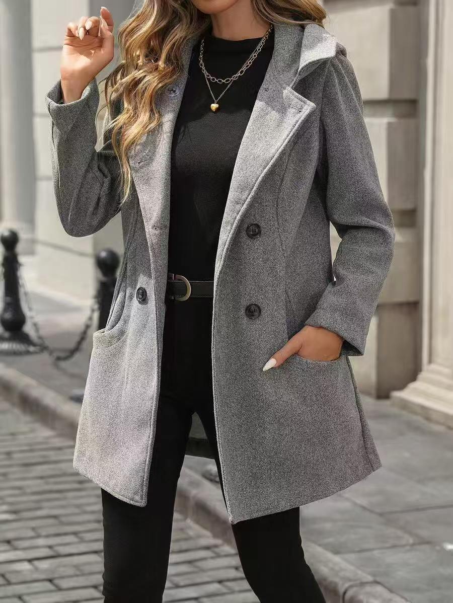 Damen Eleganter und bequemer Mantel mit praktischen Taschen Heidi-Mode - Image 6