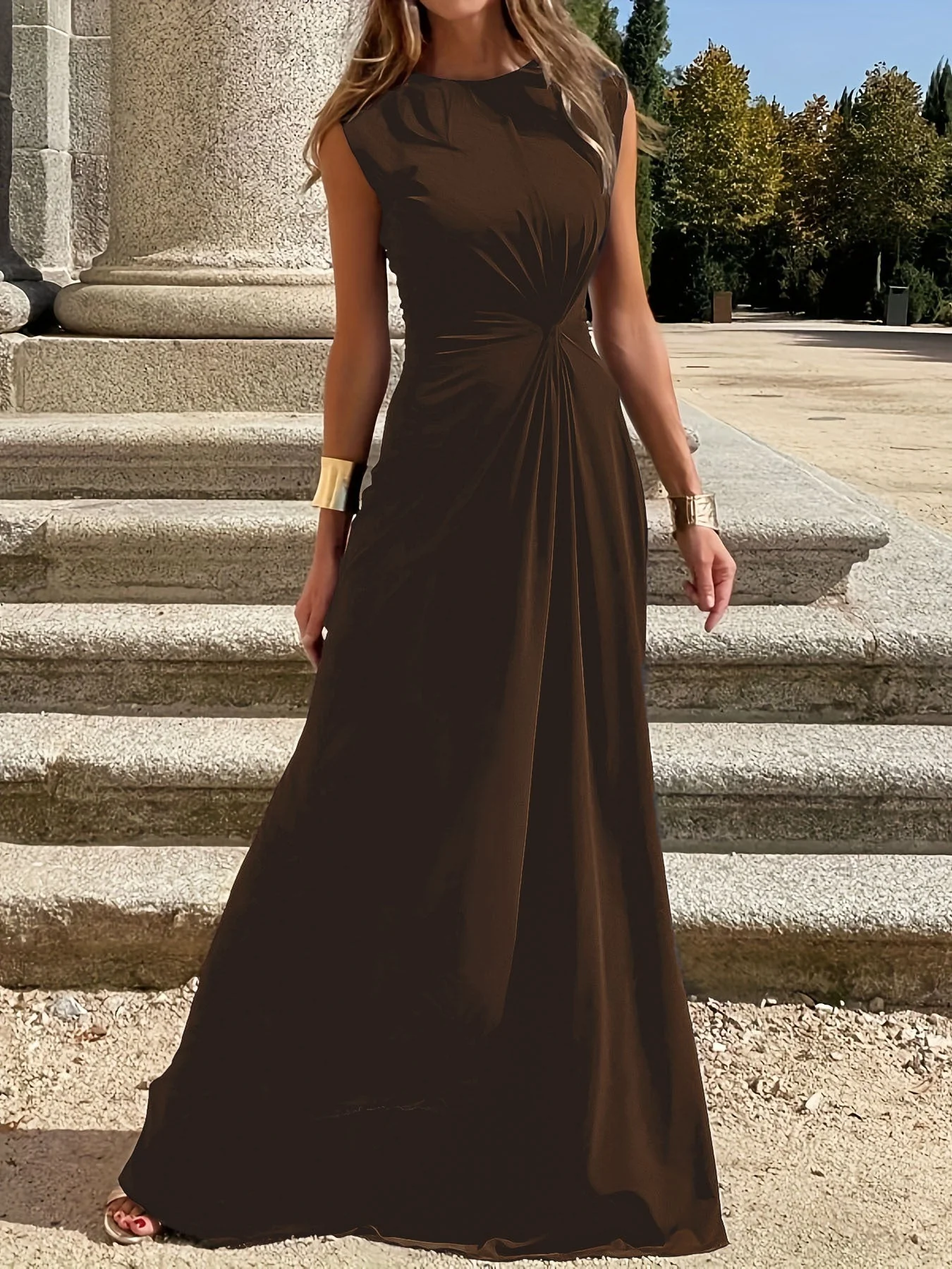 Damen Elegantes Abendkleid mit Schickem Faltenwurf und Figurbetontem Schnitt Heidi-Mode - Image 7