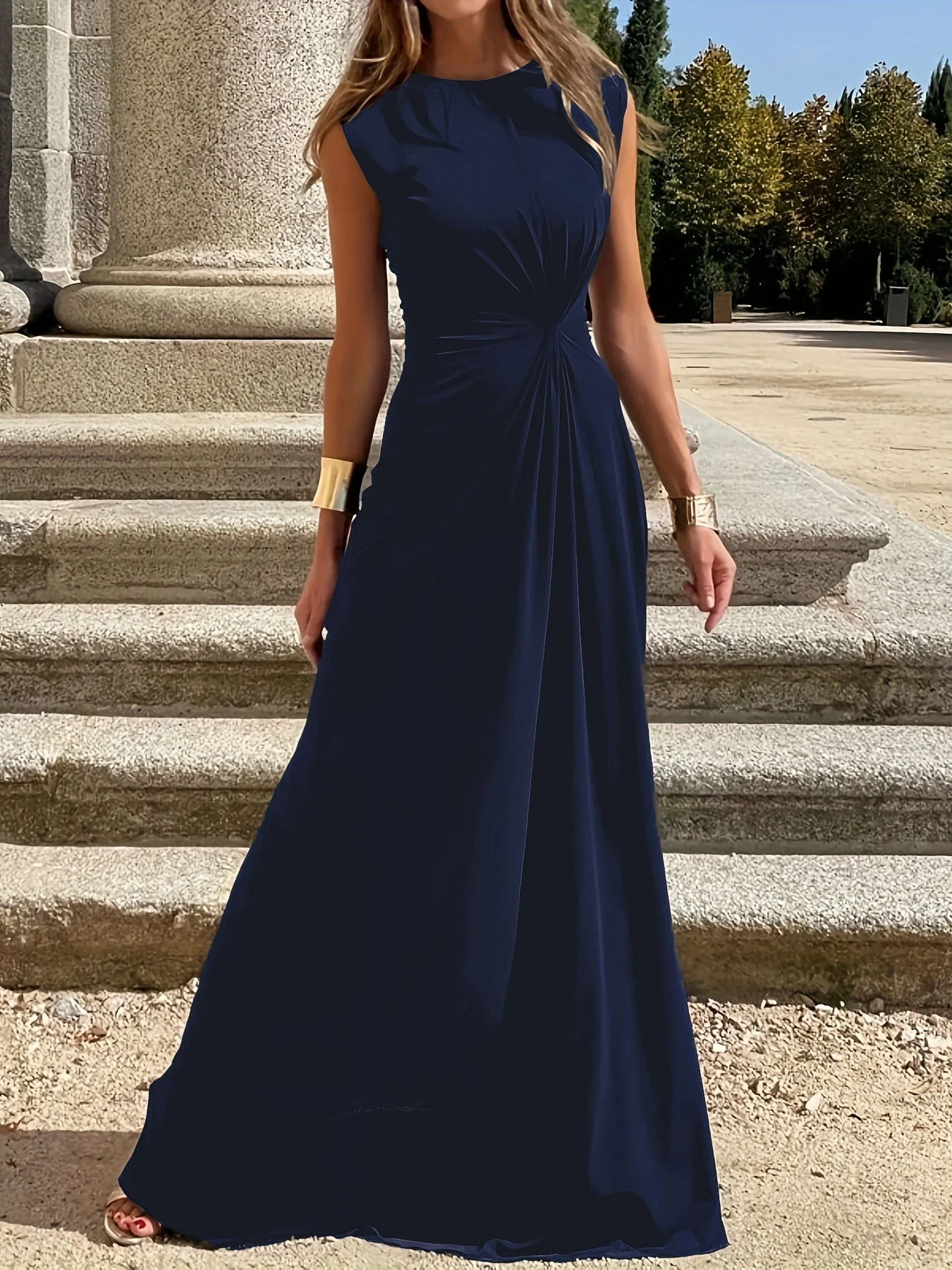 Damen Elegantes Abendkleid mit Schickem Faltenwurf und Figurbetontem Schnitt Heidi-Mode - Image 8