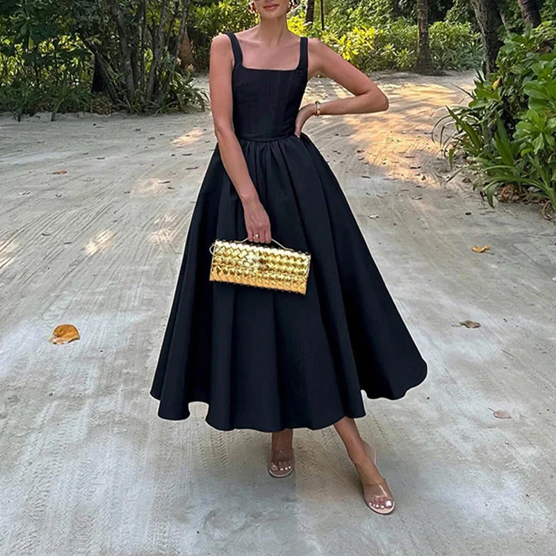 Damen Elegantes Ballkleid mit Einem Taillierten Oberteil und Weichem, Schwingendem Rock Heidi-Mode - Image 2