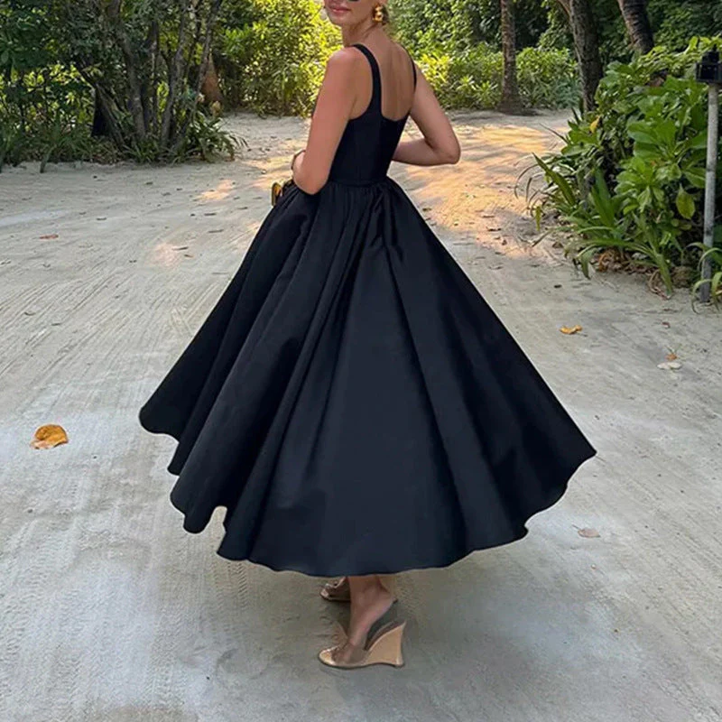 Damen Elegantes Ballkleid mit Einem Taillierten Oberteil und Weichem, Schwingendem Rock Heidi-Mode - Image 3