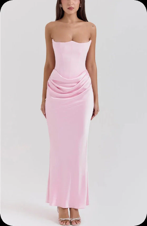 Damen Elegantes, Figurbetontes Abendkleid mit Raffiniertem Taillendetail Heidi-Mode - Image 6