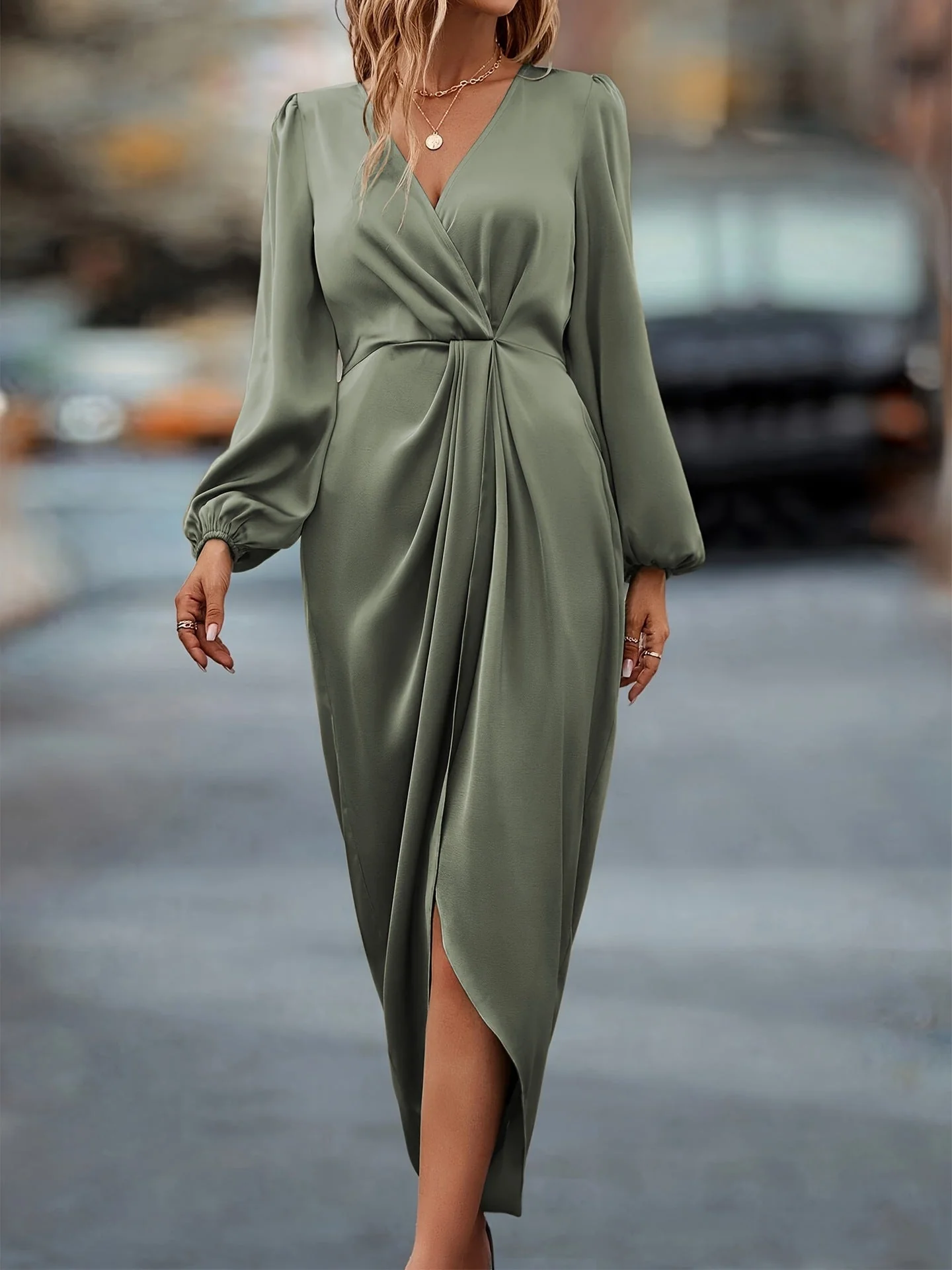 Damen Elegantes Maxi-Kleid Heidi-Mode - Image 6