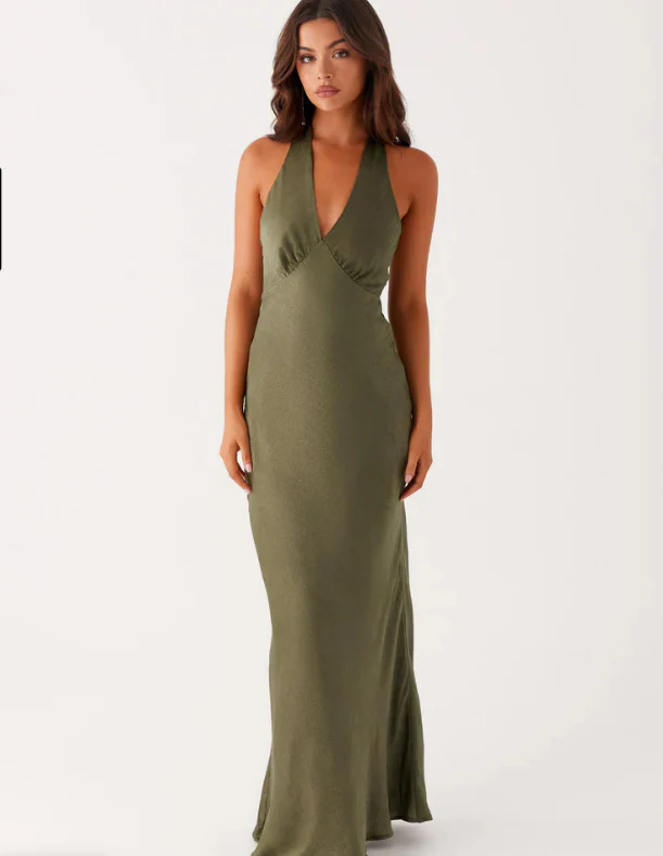 Damen Elegantes Wickelkleid mit V-Ausschnitt und schmalem, fließendem Schnitt Heidi-Mode - Image 5