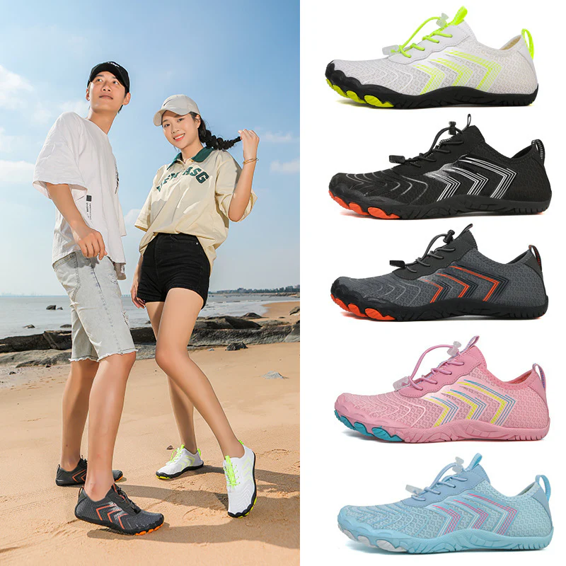 Damen Elektronische Aqua-Sport-Schuhe mit Schnellschnürsystem und rutschfester Sohle Heidi Mode