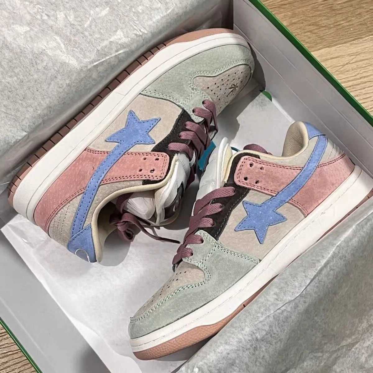 Damen Fashion-Sneaker mit modischem Retro-Design und trendigen Applikationen Heidi Mode - Image 6
