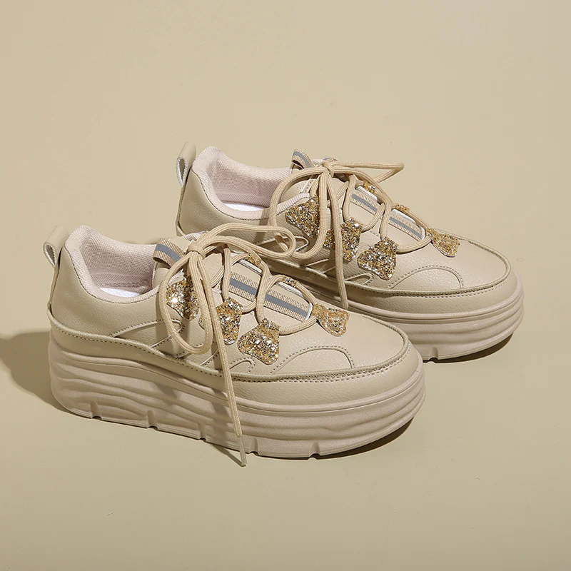 Damen Fashionable Plateau Sneakers Heidi Mode - Image 3