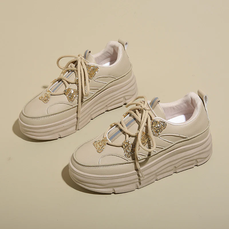 Damen Fashionable Plateau Sneakers Heidi Mode - Image 8