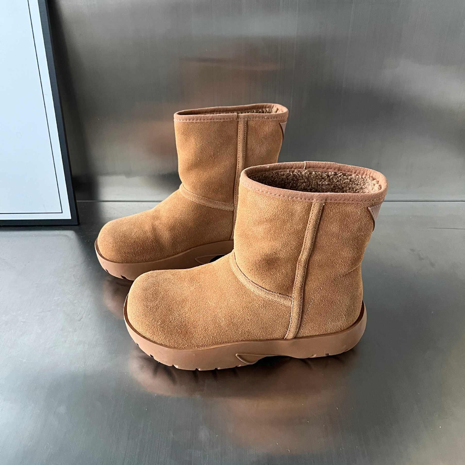 Damen Fellgefütterte Winterstiefel mit robustem Profil Heidi Mode - Image 4