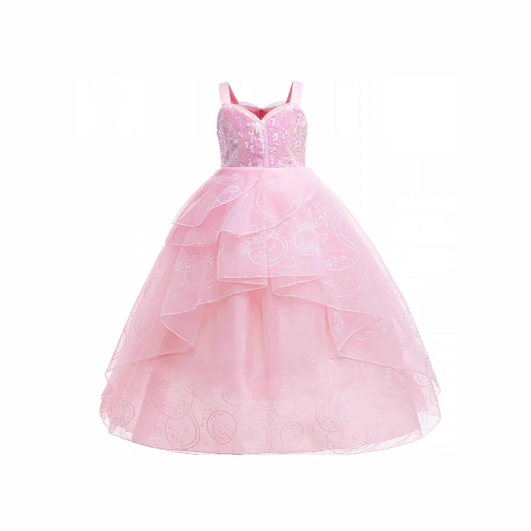 Glinda Cosplay Kleid – Rosa Prinzessinnenballkleid für Mädchen (Hochzeit, Bühne) Heidi-Mode - Image 10