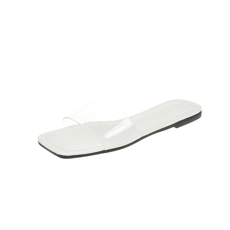 Damen Flache Transparente Pantoletten mit Ergonomischer Fußbett-Technologie Heidi-Mode - Image 8