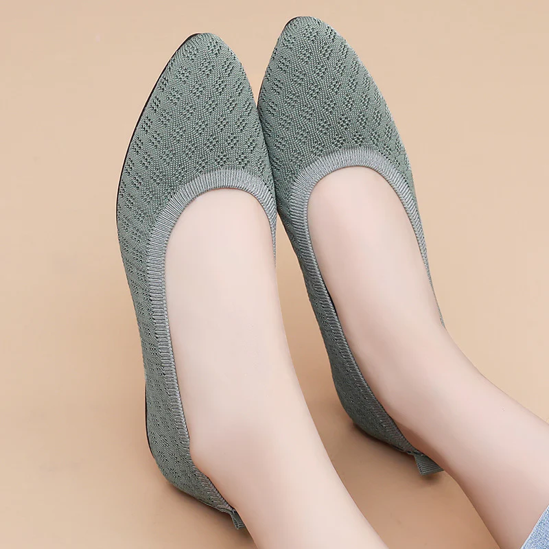 Damen Flats mit atmungsaktivem Netzdesign und flexiblem Fußbett Heidi Mode - Image 3