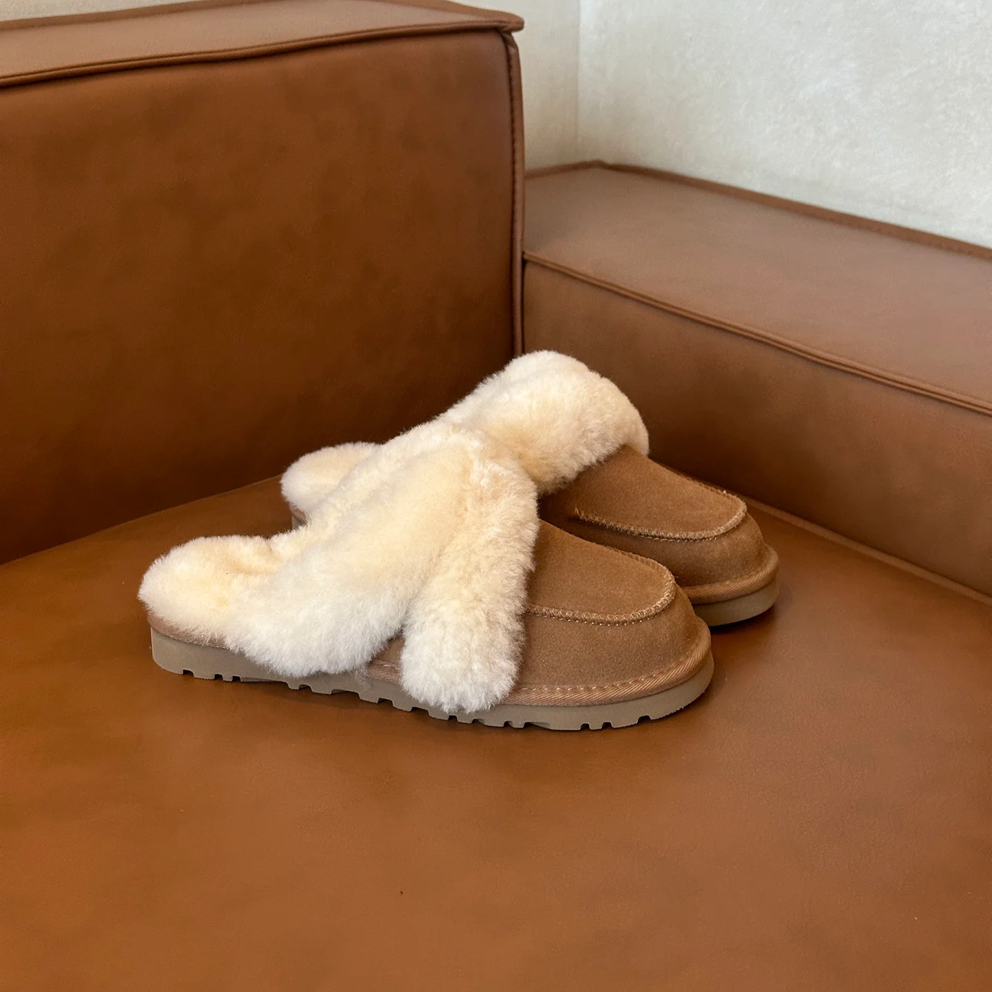 Damen Flauschige Clogs mit weichem Innenfutter Heidi Mode - Image 6