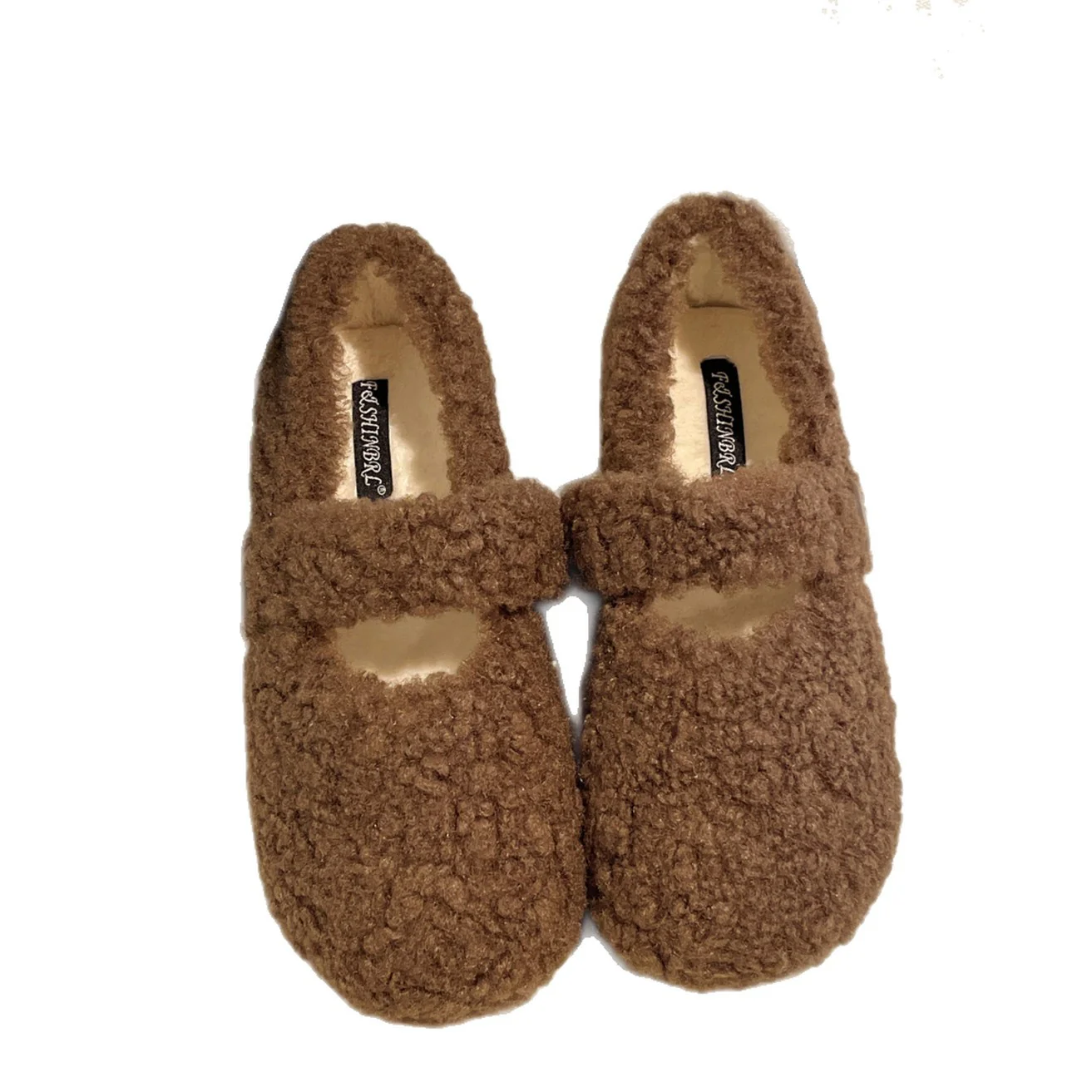 Damen Flauschige Hausschuhe mit elastischem Riemen Heidi Mode - Image 5