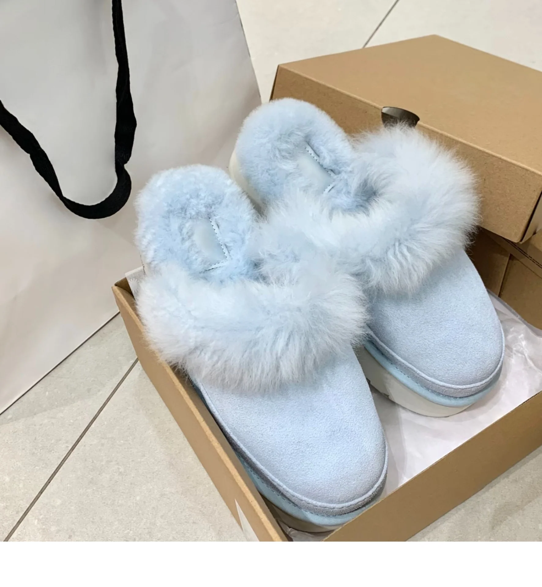 Damen Flauschige Hausschuhe mit elegantem Fleece und rutschfester Sohle Heidi Mode - Image 7