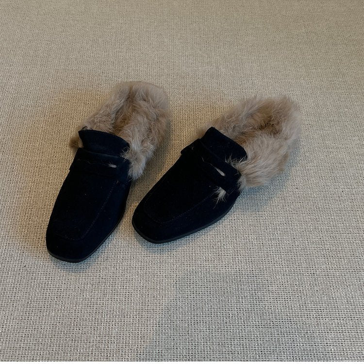 Damen Flauschige Hausschuhe mit elegantem Kunstfellakzent Heidi Mode - Image 7