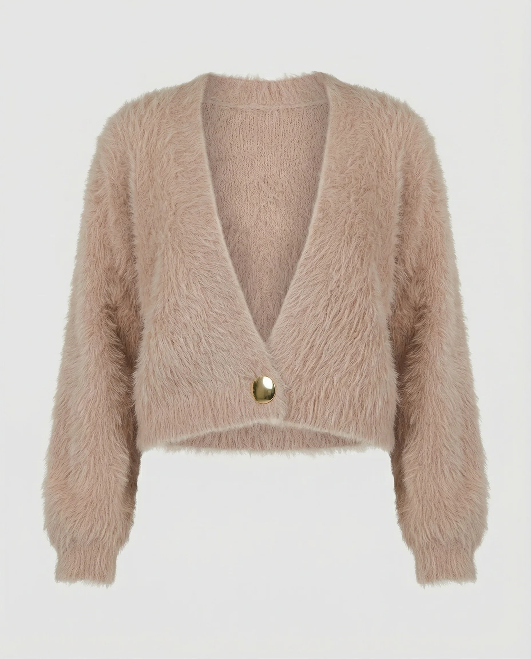 Strickjacke Damen flauschig oversized aus weichem Material - Image 5