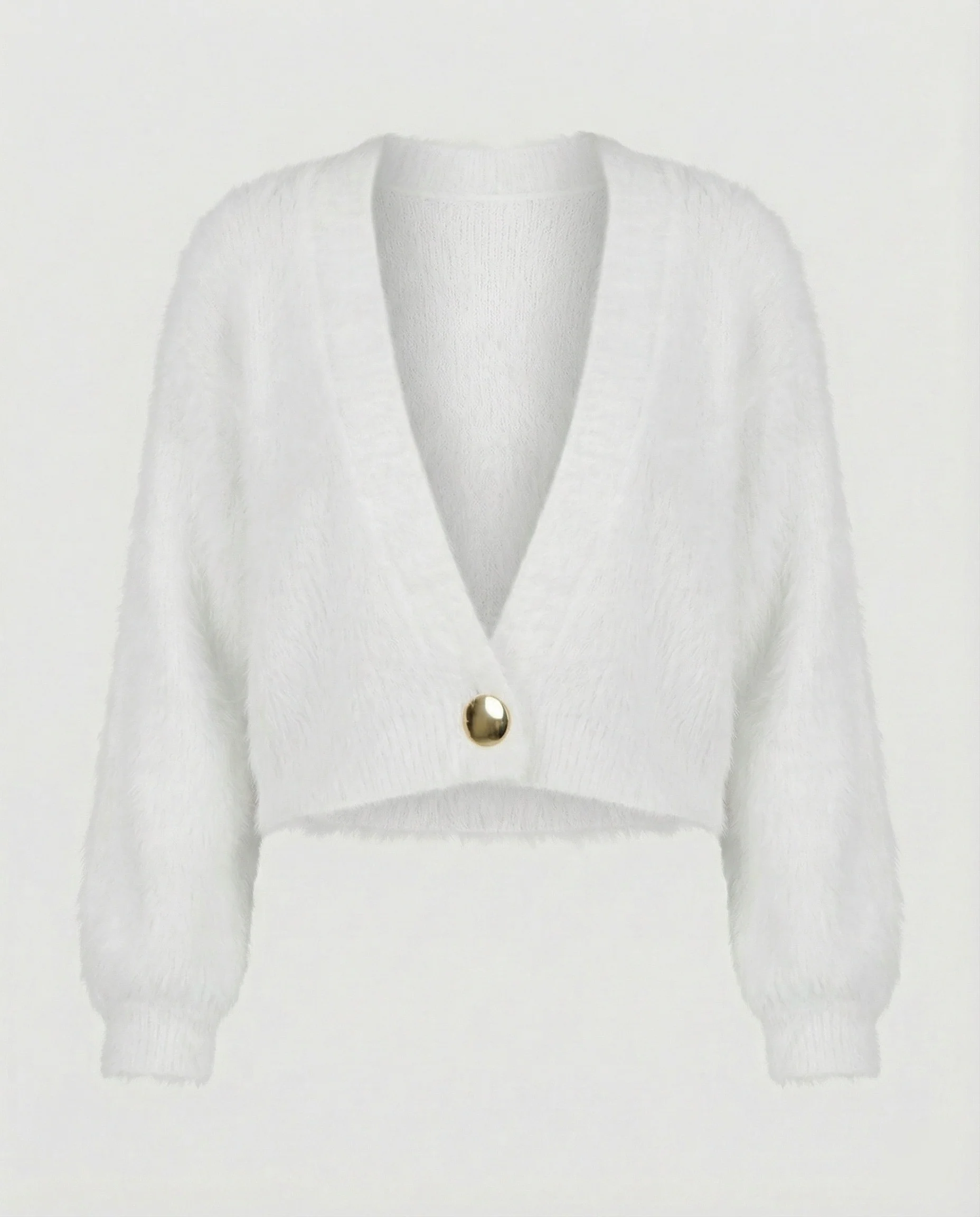 Strickjacke Damen flauschig oversized aus weichem Material - Image 6