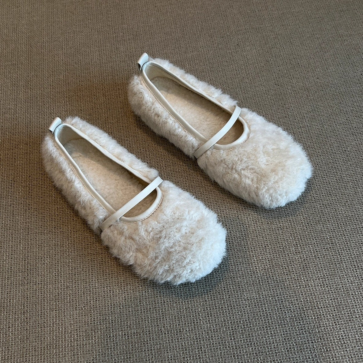 Damen Fleece Ballerinas Heidi Mode - Image 2