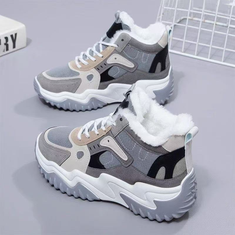 Damen Fleece-Innenstiefel mit trendiger Profilsohle und wasserabweisendem Obermaterial Heidi Mode - Image 2