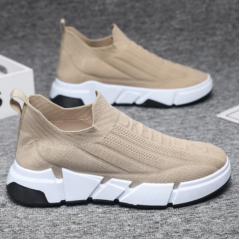 Damen Flexibele Slip-On Sneaker mit rutschfester Sohle Heidi Mode