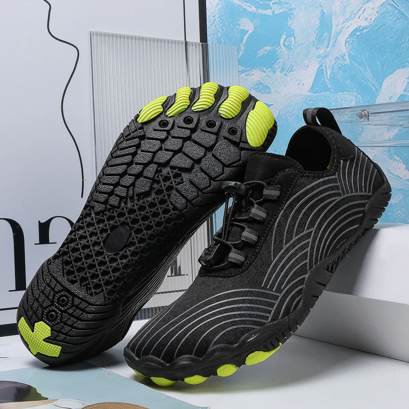 Damen Flexible Aqua-Sport-Schuhe mit atmungsaktivem Obermaterial und rutschfester Sohle Heidi Mode