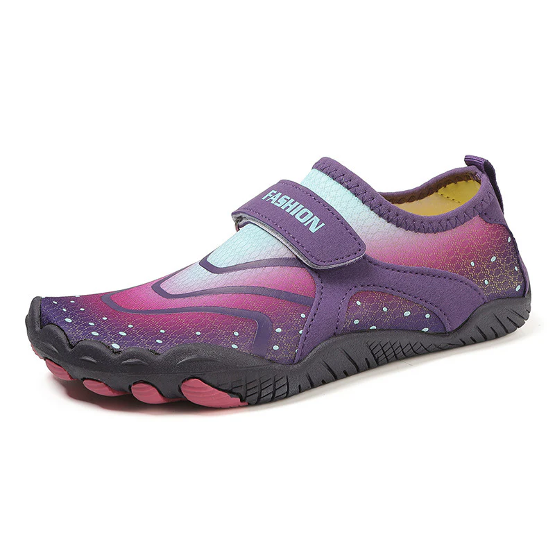 Damen Flexible Aquaschuhe mit verstellbarem Klettverschluss und rutschfester Sohle Heidi Mode - Image 9