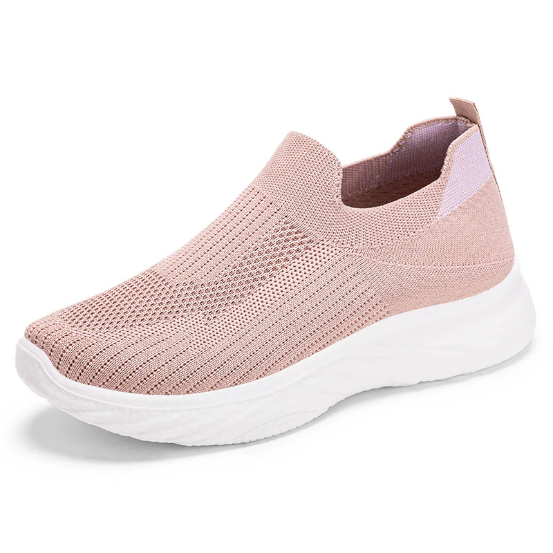 Damen Flexible Slip-On Fitness-Sneakers mit atmungsaktivem Obermaterial Heidi Mode - Image 4