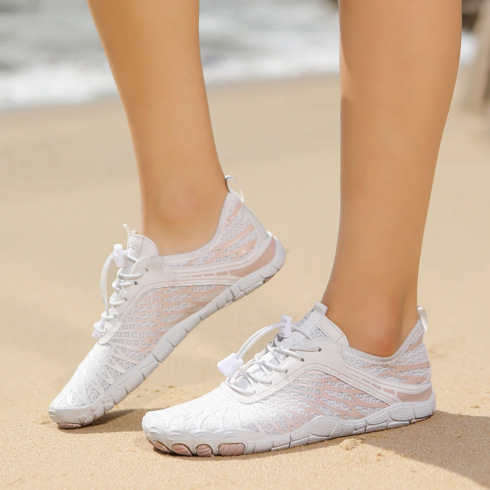 Damen flexible Sport-Sneaker mit innovative Schnürtechnologie und atmungsaktiven Eigenschaften Heidi Mode - Image 2