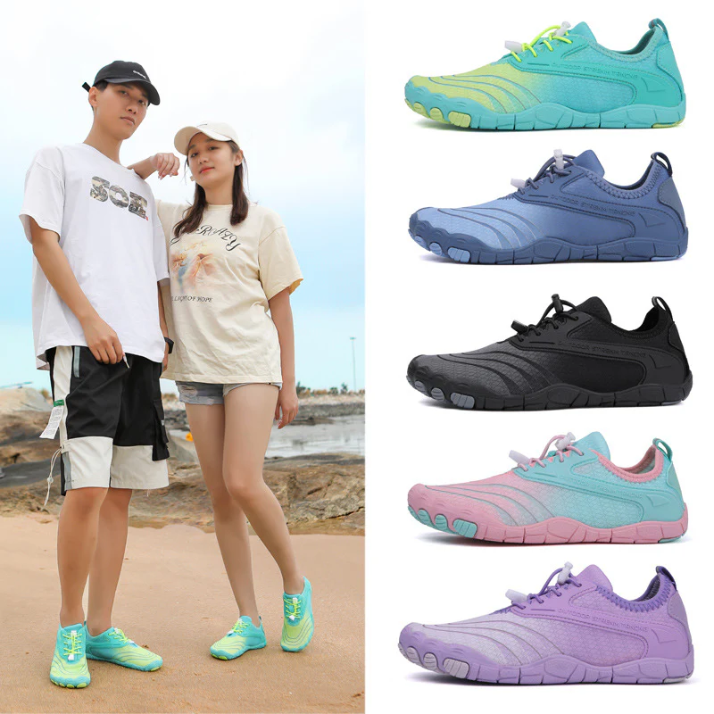 Damen Flexible Wassersport-Sneaker mit rutschfester Sohle und schnelltrocknendem Obermaterial Heidi Mode