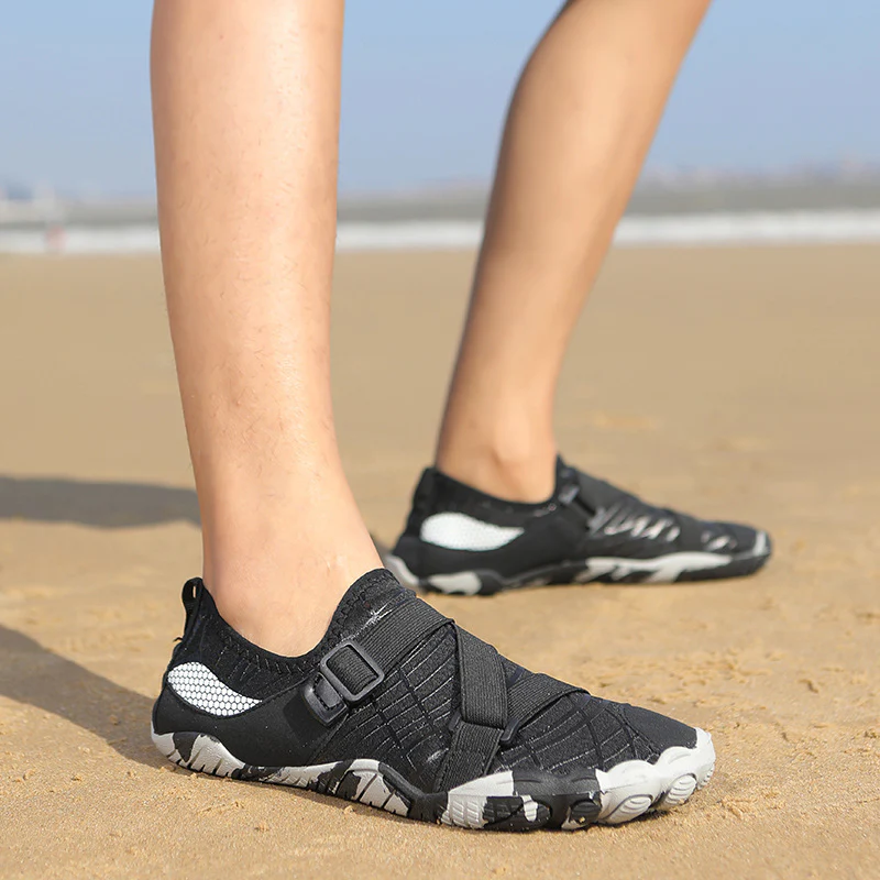 Damen Flexible Wassersportschuhe mit verstellbarem Klettverschluss Heidi Mode