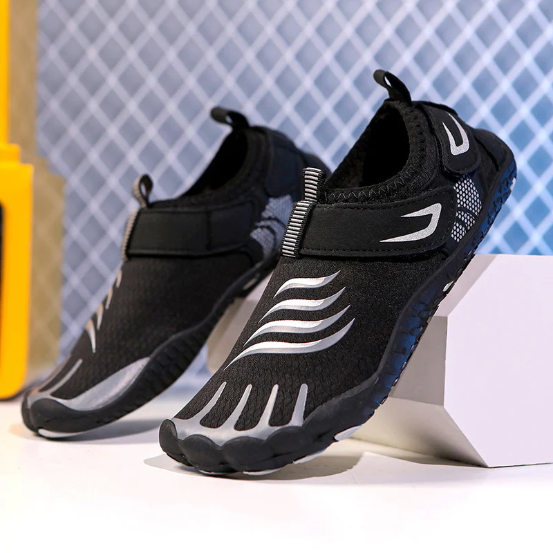 Damen Flexibler Aquaschutzschuh mit rutschfester Sohle und atmungsaktiver Mesh-Oberfläche Heidi Mode