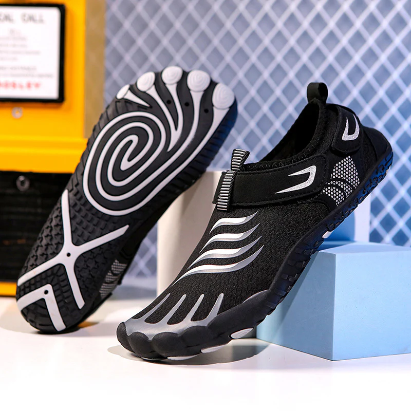 Damen Flexibler Aquaschutzschuh mit rutschfester Sohle und atmungsaktiver Mesh-Oberfläche Heidi Mode - Image 6