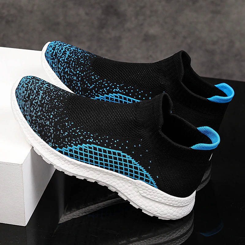 Damen Freizeit-Laufschuhe mit atmungsaktivem Strickdesign und rutschfester Sohle Heidi Mode - Image 5