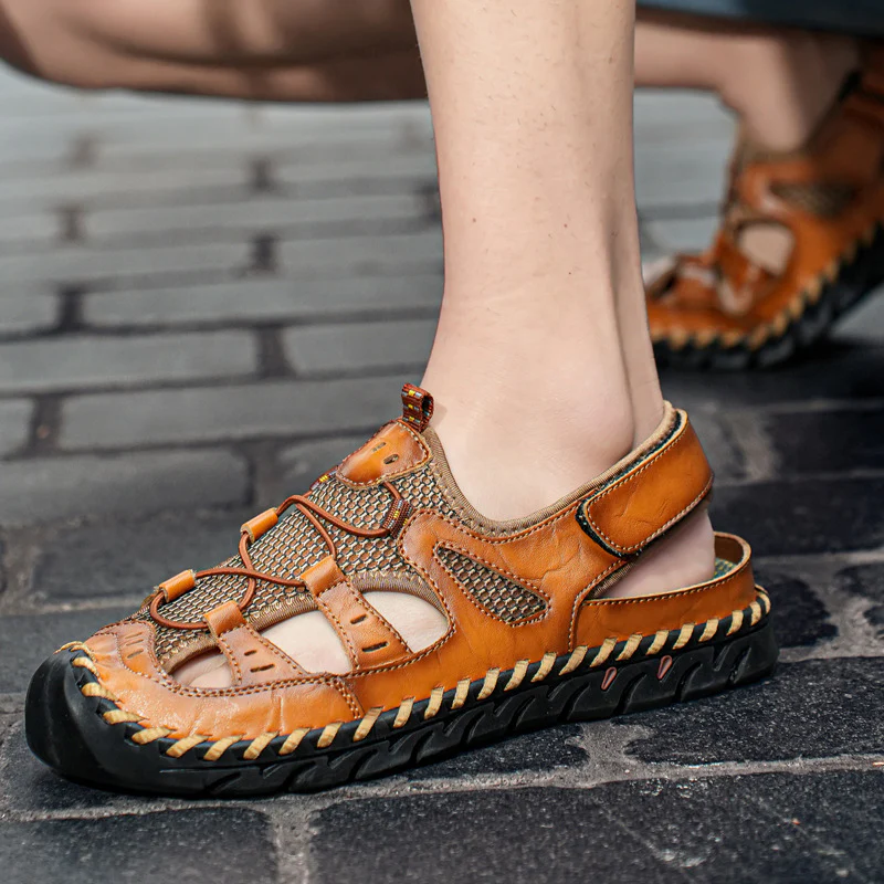 Damen Freizeit-Sandalen mit atmungsaktivem Obermaterial und rutschfester Sohle Heidi Mode
