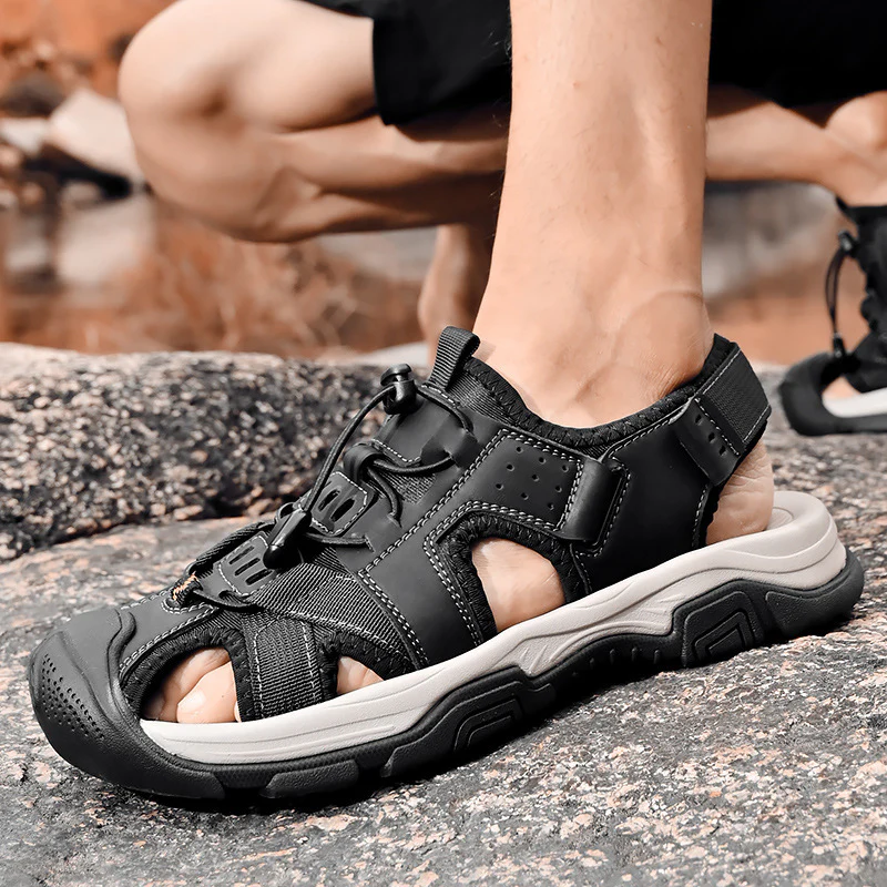 Damen Freizeit-Sandalen mit sicherem Schnellschnürsystem und rutschfester Sohle Heidi Mode - Image 4