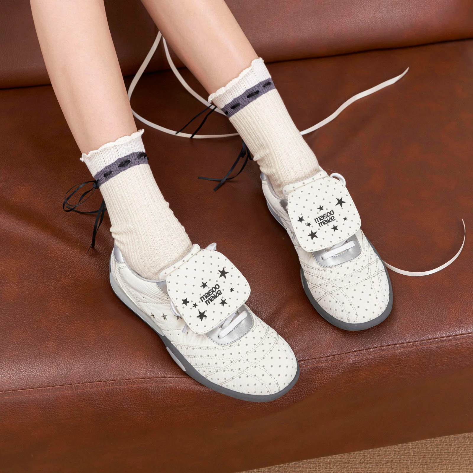 Damen Freizeit-Sneaker mit bequemem Klettverschluss und atmungsaktiver Sohle Heidi Mode
