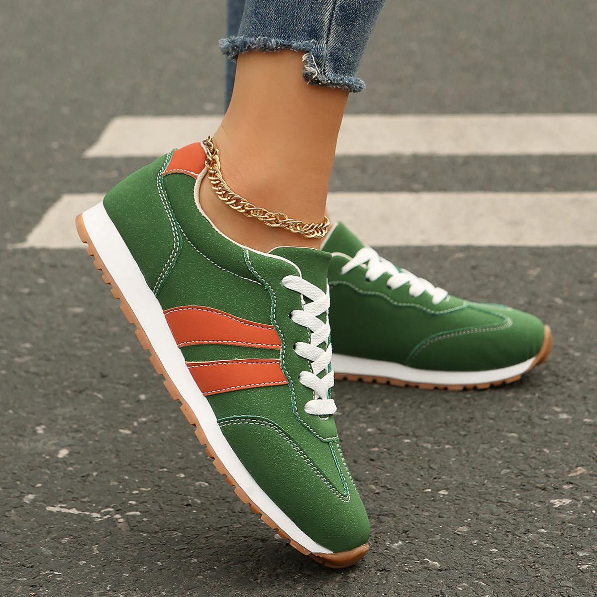 Damen Freizeit-Sneaker mit ergonomischer Sohle und atmungsaktivem Obermaterial Heidi Mode - Image 4